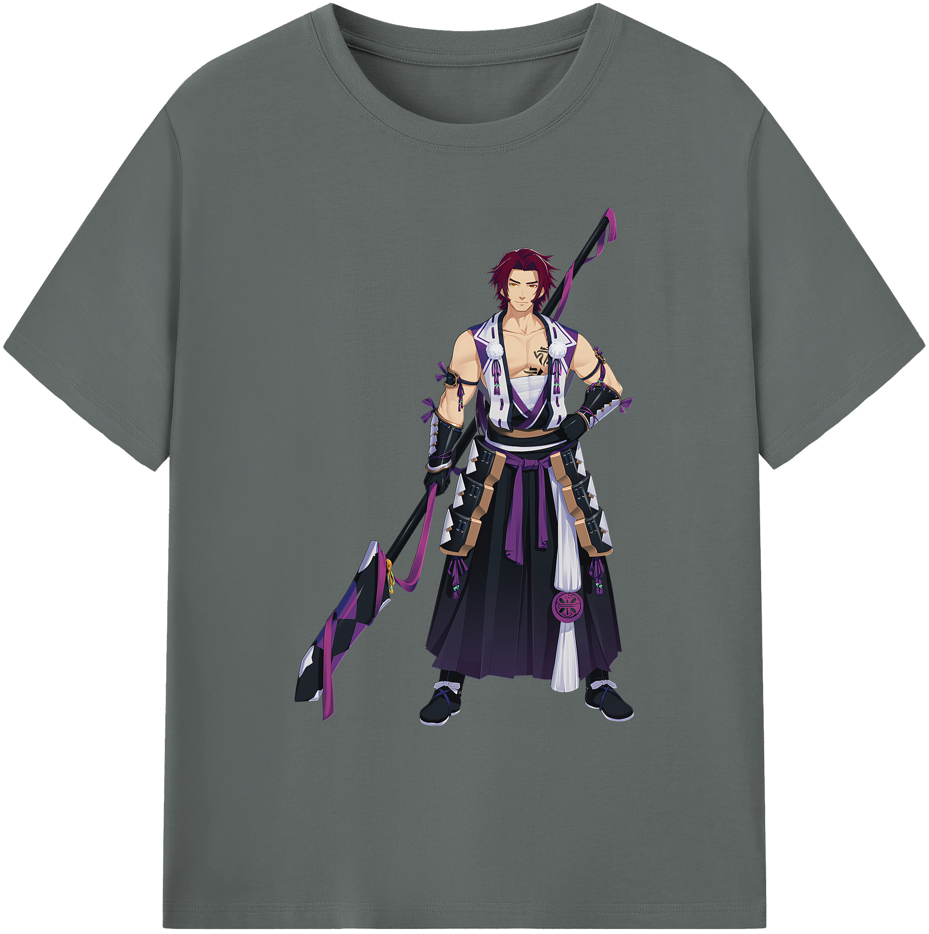 （画像用） 刀剣乱舞 Touken Ranbu 綿100％ メンズ半袖Tシャツ｜肌触りやわらか＆通気性